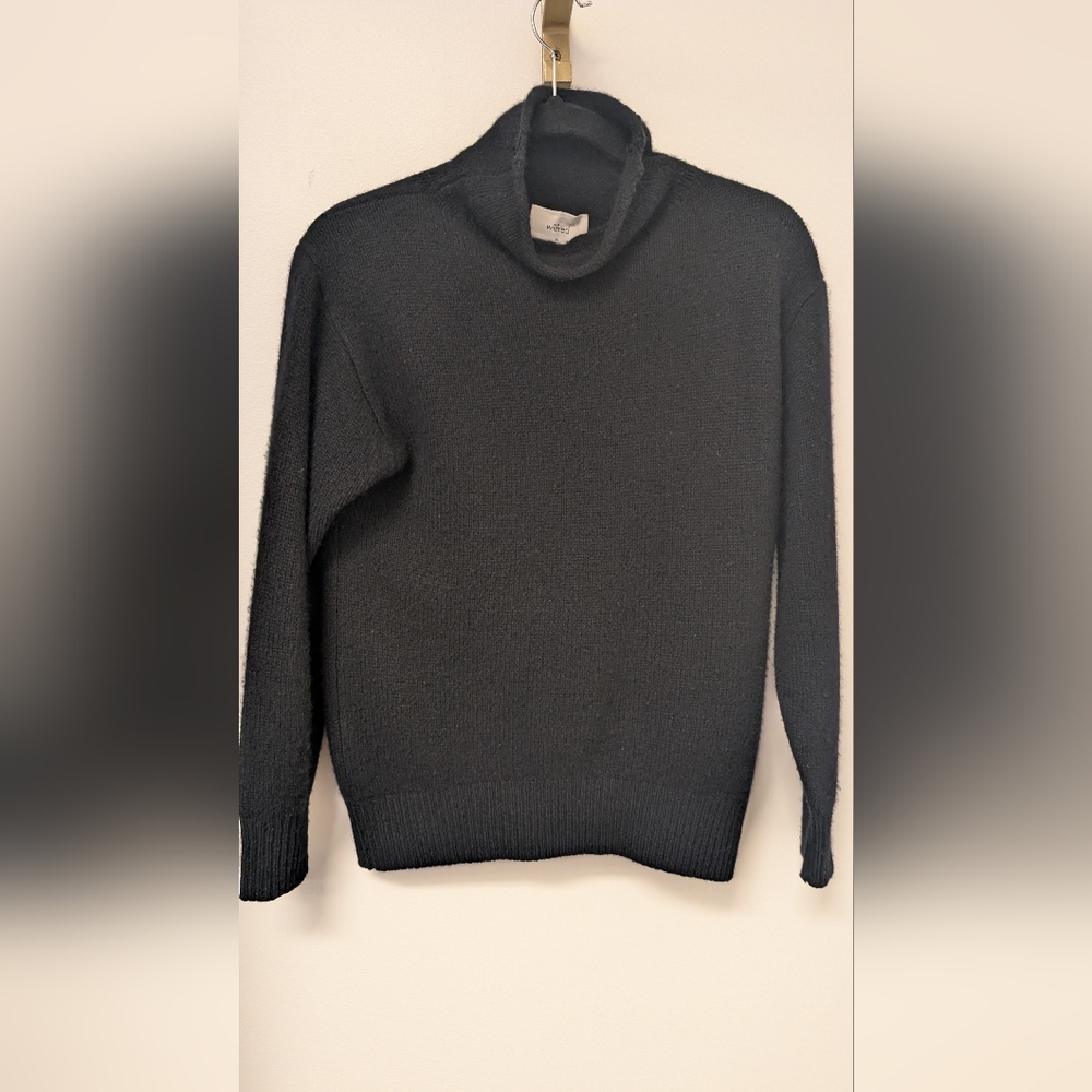 Wilfred Black Turtleneck Sweater